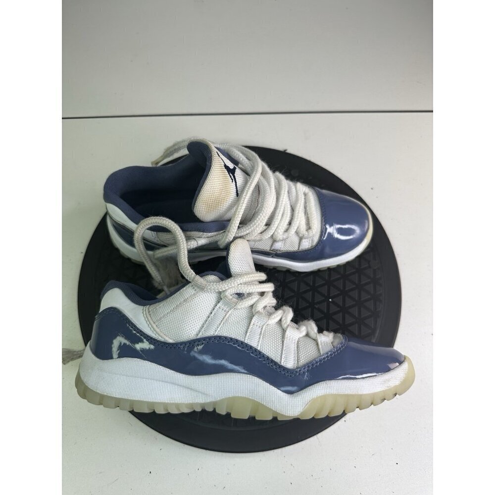 Air Jordan 11 Low Boy's 3y Diffused Blue FV5116-104 White Basketball Kids*